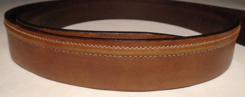 RARO CINTURÓN DE CUERO TOSTADO BRIONI Sterling 925 EDICIÓN LIMITADA 45/300 PARA HOMBRE 42 - Imagen 3 de 11