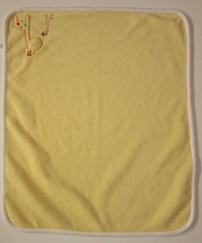 Child Of Mine Giraffe Yellow White Squeaker Fleece Baby Blanket Carter's Toucan - Picture 5 of 6