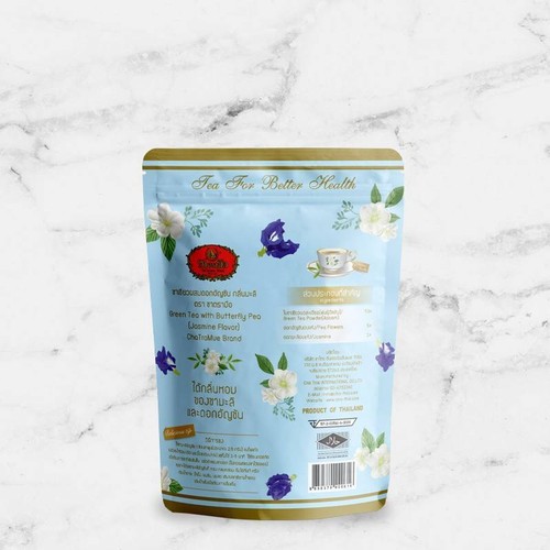 3x150g Cha Tra Mue té jazmín guisante mariposa marca bebida terrón caliente suave delicioso - Imagen 3 de 10