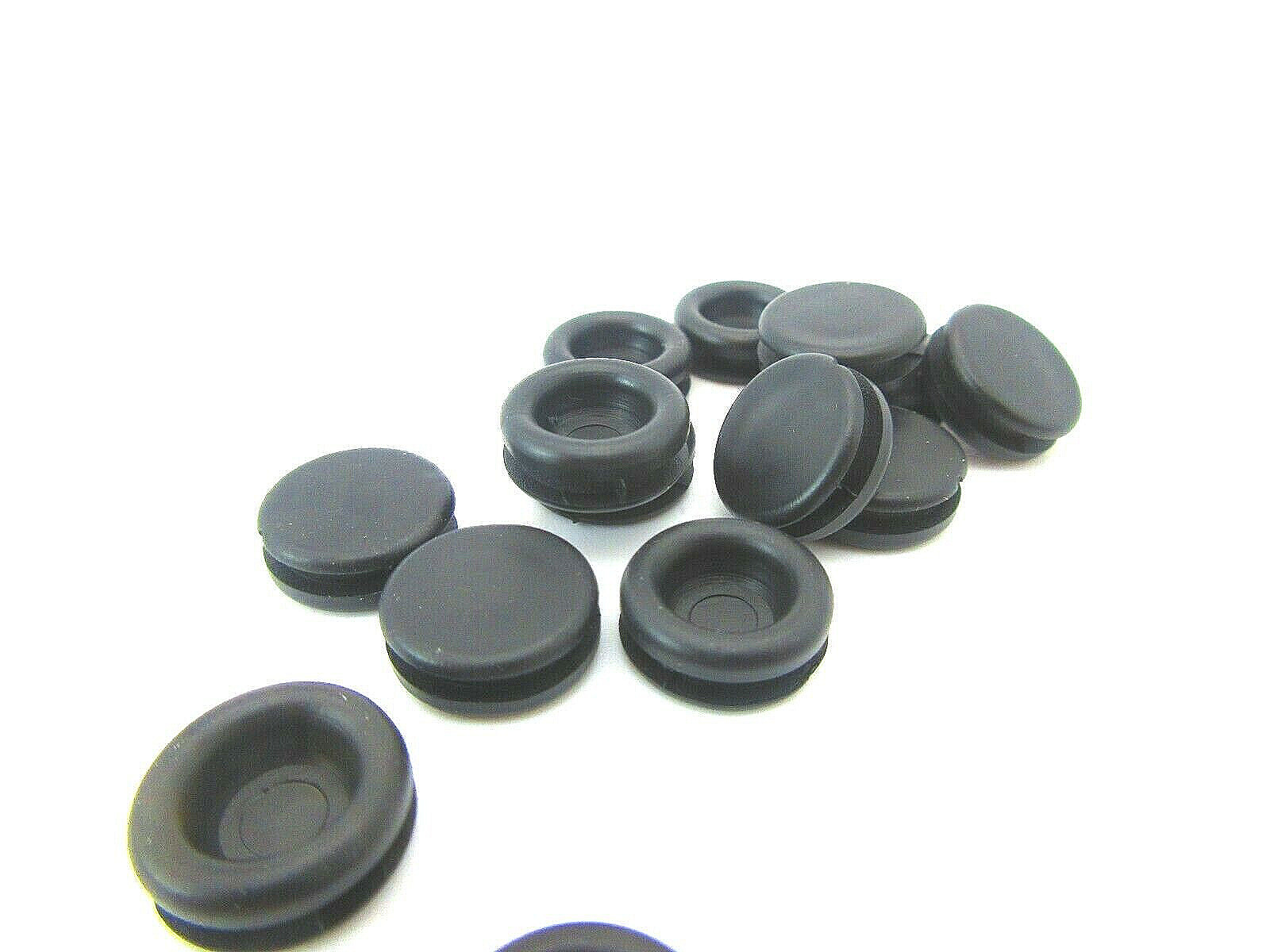 1/4" Rubber Panel Plug, Knockout Plug, Solid Grommet, Fits 1/16" Thick Materials