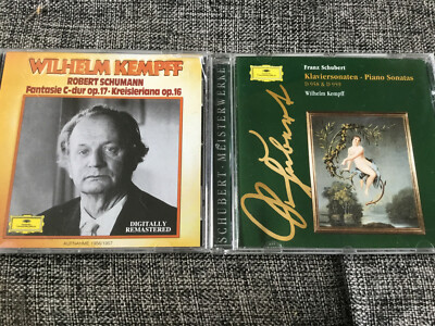   Wilhelm Kempff  [2 CD Alben] DG Schumann Fantasie Kreisleriana Schubert Sonate