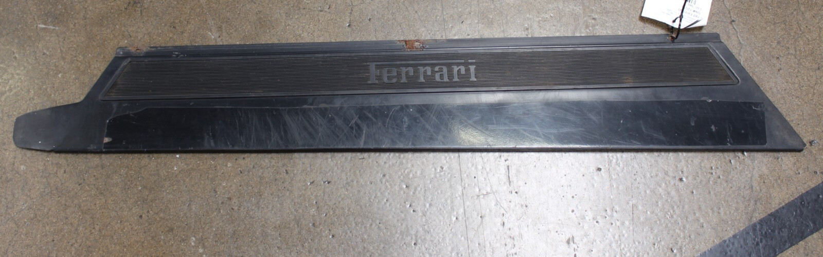 Ferrari 348 LH, Left, Door Step Plate, w/ Rubber, Scuffed, Used, P/N 62172000