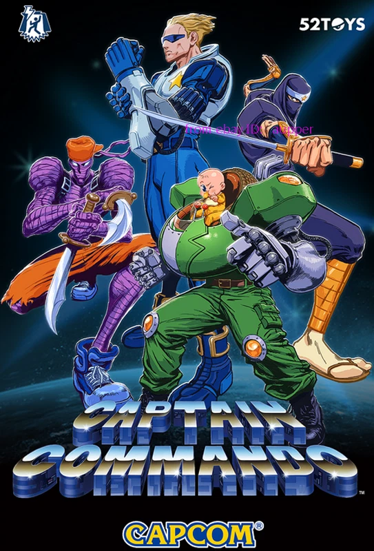 Hot Perfect 52toys Figlite Captain Commando 10cm Action Figure In Stock New Toy - Image 2 of 4