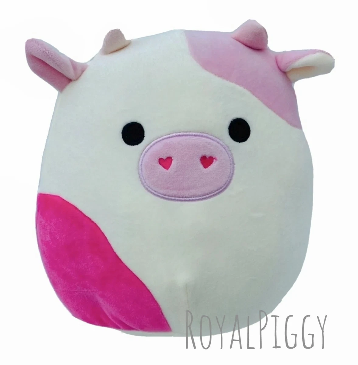 Squishmallow Caedyn pink cow 8 AUTHENTIC Kellytoy Soft Plush NWT HTF RARE  gift