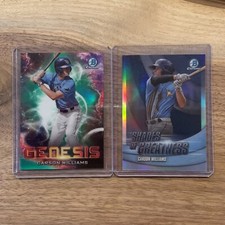 Carson Williams Bowman Genesis Green /99