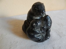 Castor et son petit - Art Inuit / Canada (Wolf original) 