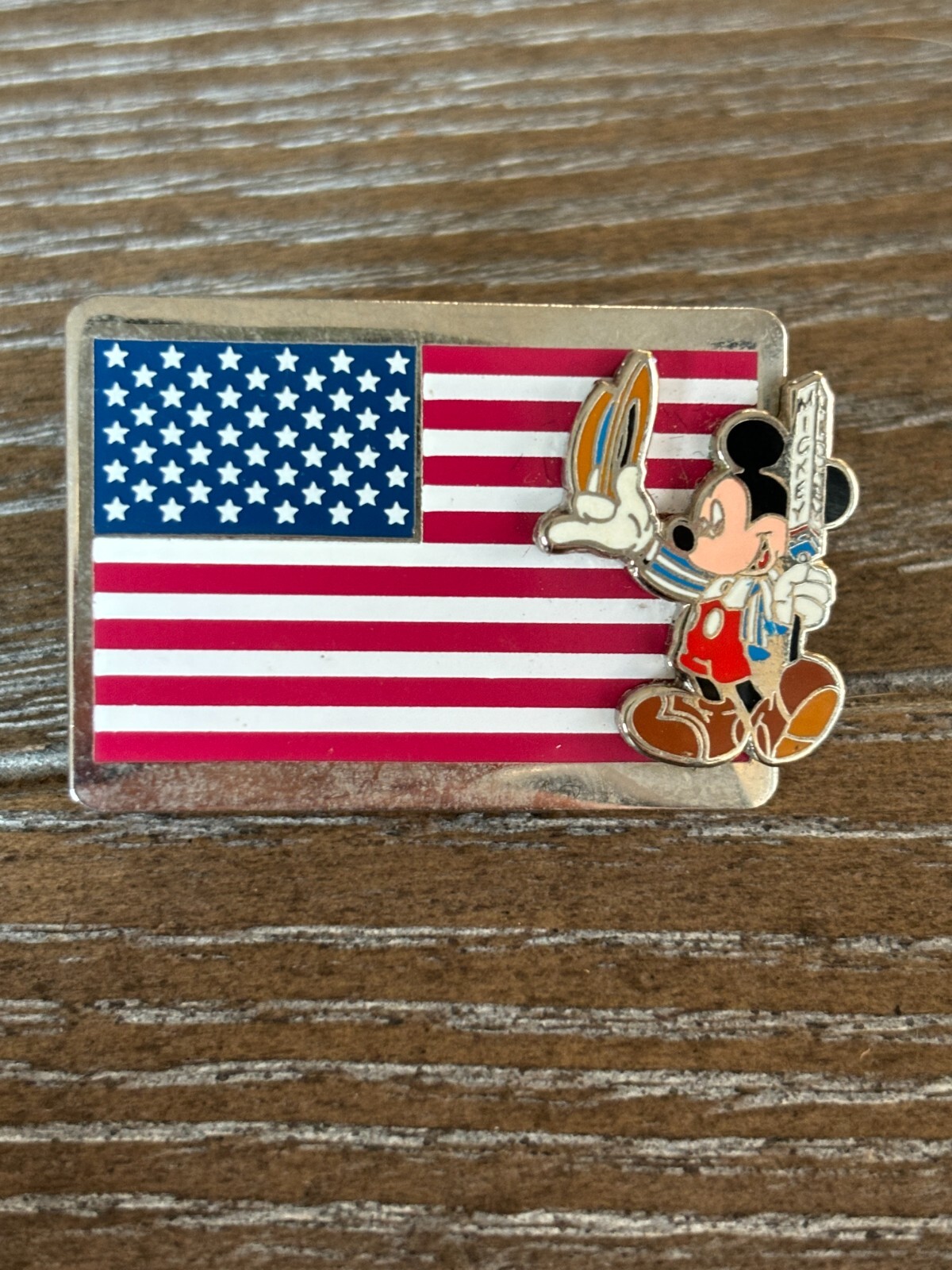 Disney Mickey Mouse Patriotic American Flag Official Trading Pins | eBay