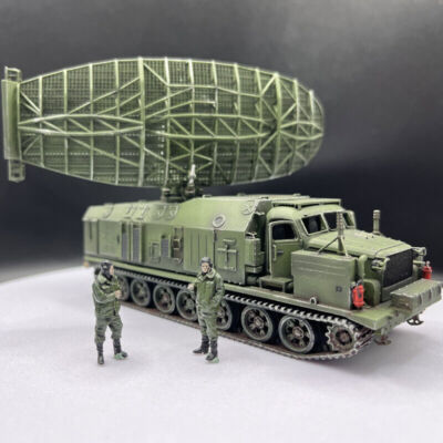 AM 1/72 Soviet P-40/1S12 Long Orbit S-Band Search Radar Painted Finished Model