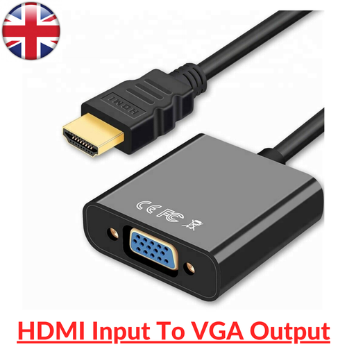 Hdmi Male Input To Vga Female Output Converter Adapter Cable For Pc Monitor Tv Hdmi Male Input To Vga Female Output Converter Adapter Cable For Pc Monitor Tv
