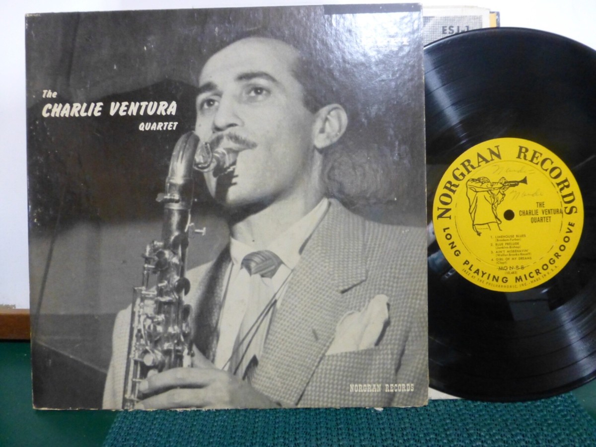 CHARLIE VENTURA QUARTET NORGRAN MG N 8. 10 INCH JAZZ VG++. LP | eBay