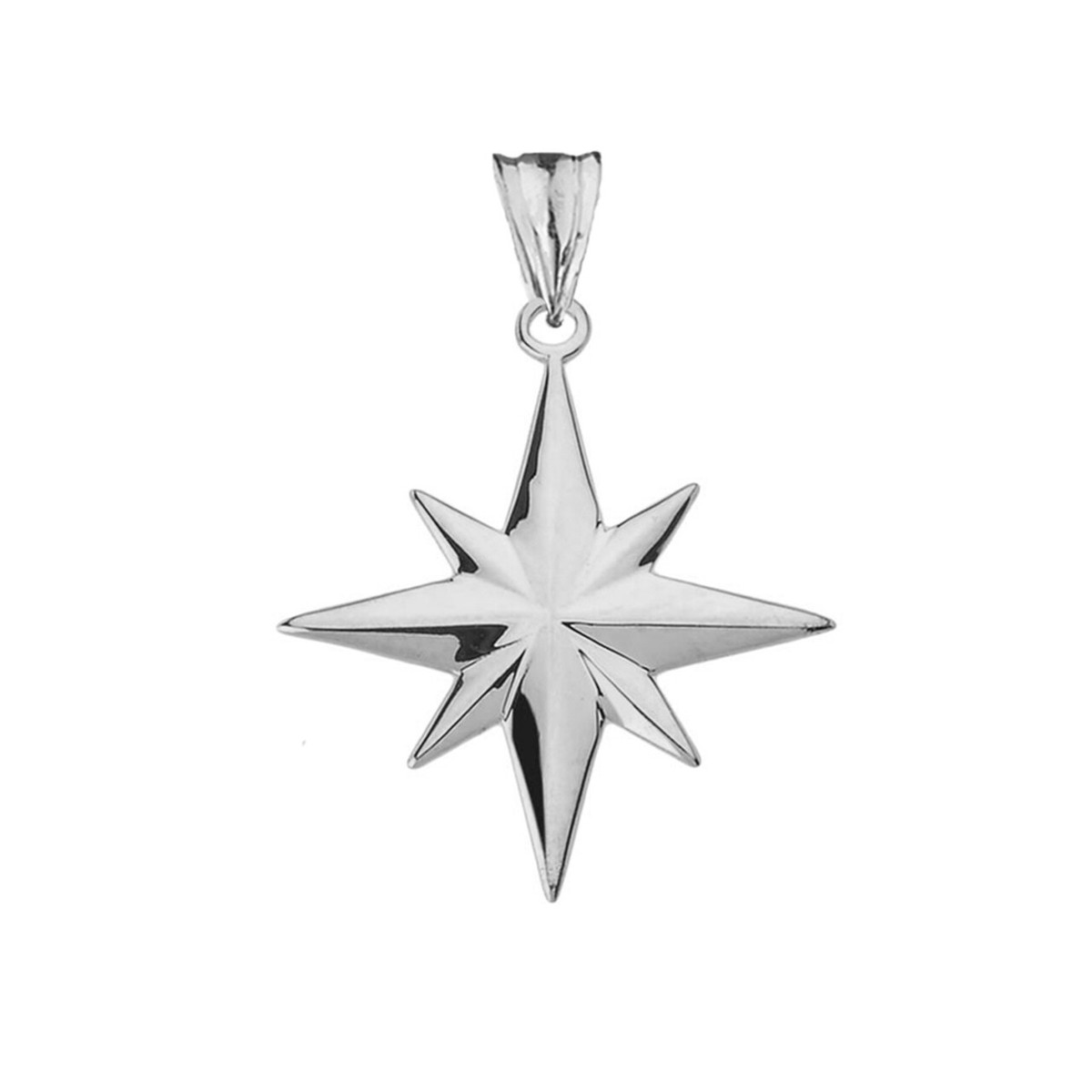 STAR JEWELRY　ネックレス　No.1001 Diamond Asymmetrical Star Pendant Necklace - Nuha Jewelers