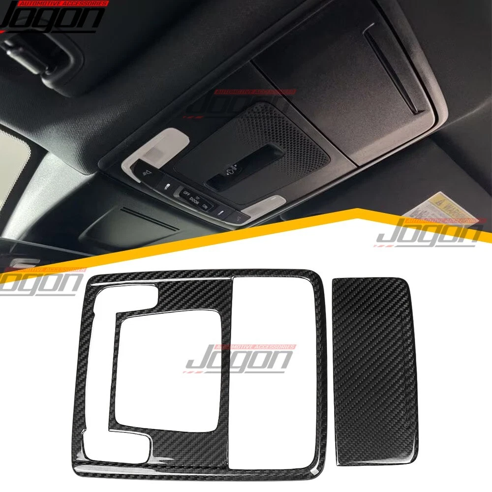 A-Spec For Acura Integra Type S 23+ Real Carbon Roof Reading Light Switch Covers - Picture 1 of 13