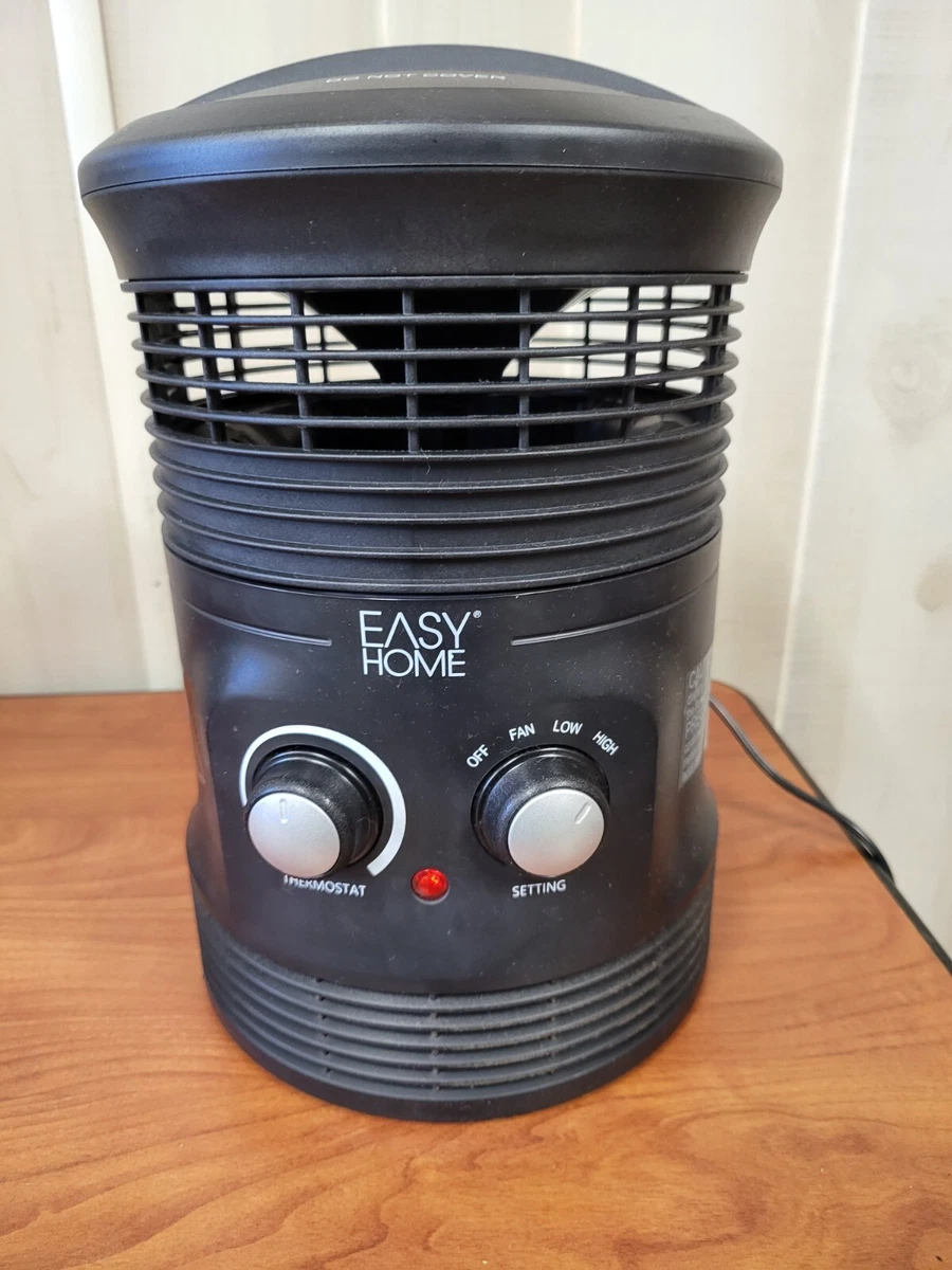 Easy Home 360° Surround Heater 120V 12.5Amops 60Hz 8u0026#034;Dia 11u0026#034;H 2  Heat Settings * | eBay