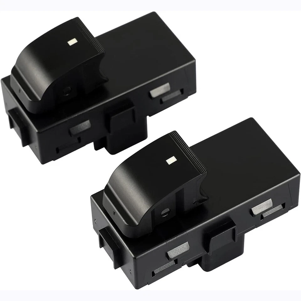 Interruptor de ventana eléctrica 2 piezas pasajero delantero trasero izquierdo derecho para Buick Chevy GMC Foto 2 de 4