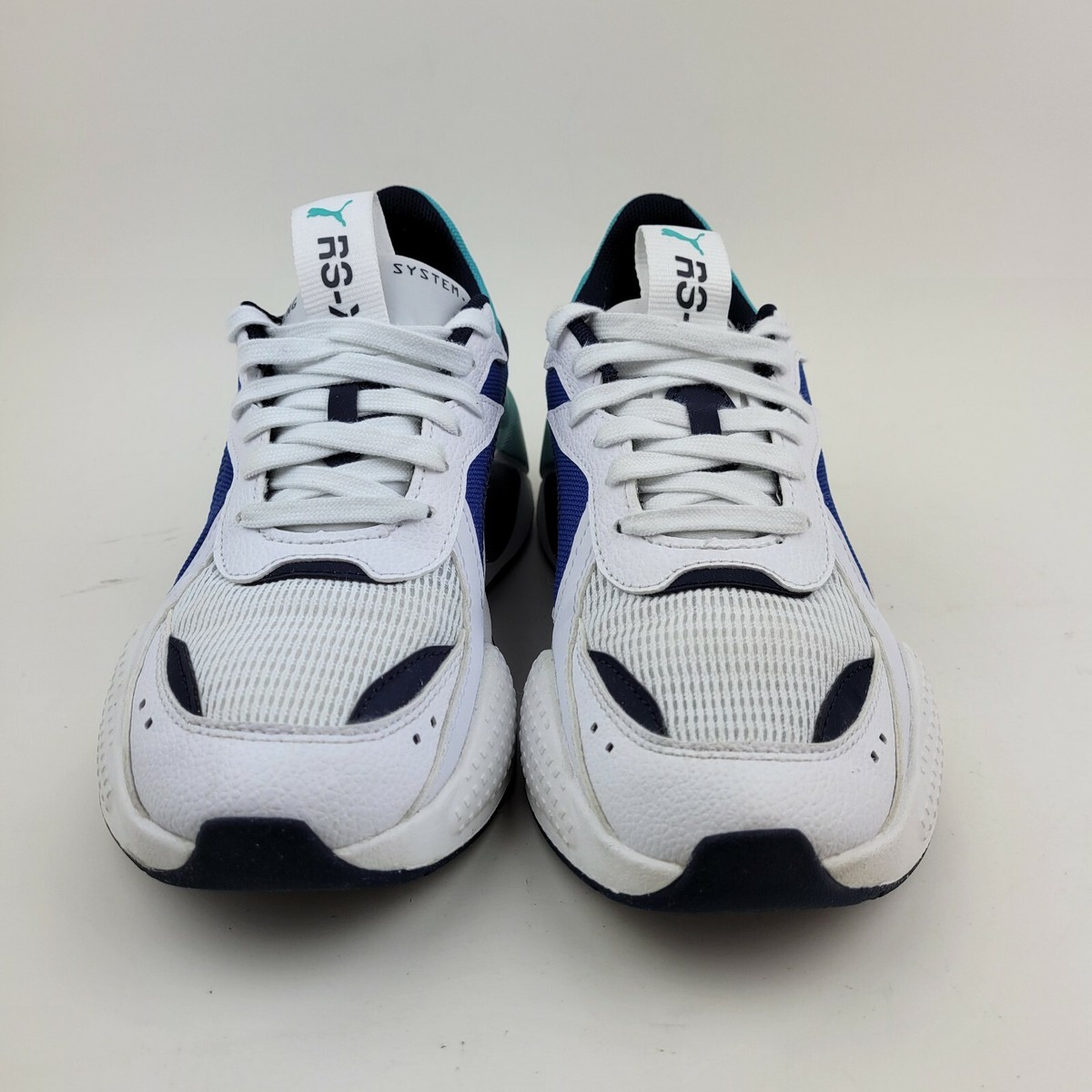 PUMA Men's RS-X Hard Drive Sneakers 369818-02 White/Galaxy Blue (Size 6C) |  eBay