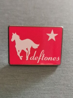 DEFTONES Change My Own Summer White Pony Pin Badge Patch Neu Hochwertig