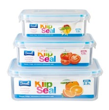 3X Airtight Food Storage Container Plastic Boxes Clip Lock and Lock Leak Proof