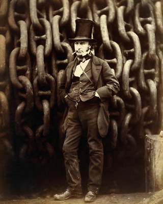 Isambard Kingdom Brunel 8''x10'' Photograph Print 8x10 civil engeneer
