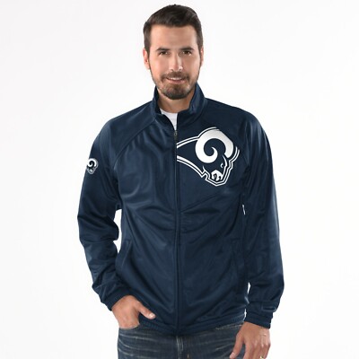 Los Angeles Rams NFL Synergy Track Jacket Navy By G-III