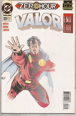 VALOR #23   STUART IMMONEN COVER ART   ZERO HOUR TIE-IN - 1994
