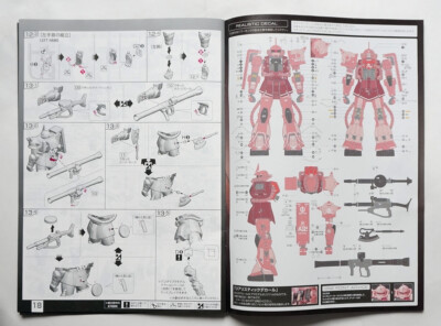 BANDAI RG 1/144 MS-06S Char ZAKU II Gunpla 30th Anniversary model