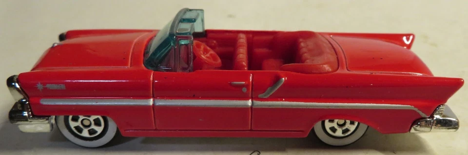 Matchbox Superfast #50 1957 Lincoln Premiere Convertible Red w/White Walls 2001 - Image 2 of 4