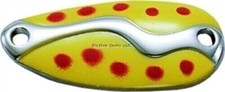 Acme Tackle Kamlooper Spoon 3/8 Oz Yellow Red-Dot Gold 1-7/8 In S470/YRDG