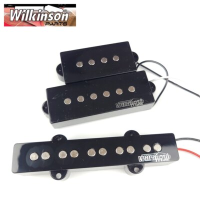 Wilkinson WOPB5+WOJB5 5 Strings PB Electric Bass Guitar P Bass Humbucker Pickups