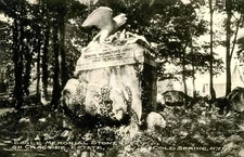 EAGLE MEMORIAL STONE CRAGSIDE ESTATE Cold Spring, New York NY Postcard Copy
