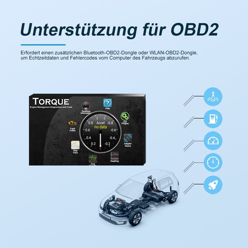 Pumpkin 7" Android 13 Autoradio Doppel DIN GPS Navi 4GB 64GB Bluetooth WiFi DAB+ - Bild 19 von 24