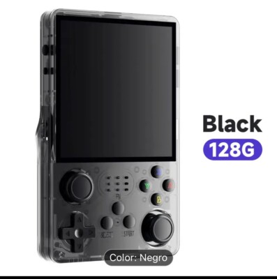 Consola De Juegos Portátil Retro R36S Con Pantalla IPS HD De 3.5 - 128 GB