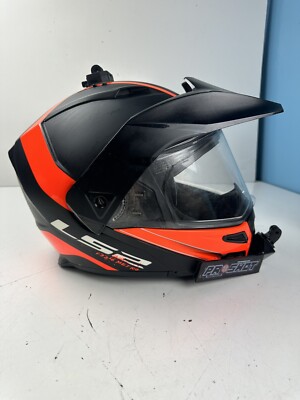 LS2 F324 Metro EVO V3 Size XL W/ 2 Camera Mounts & Visor