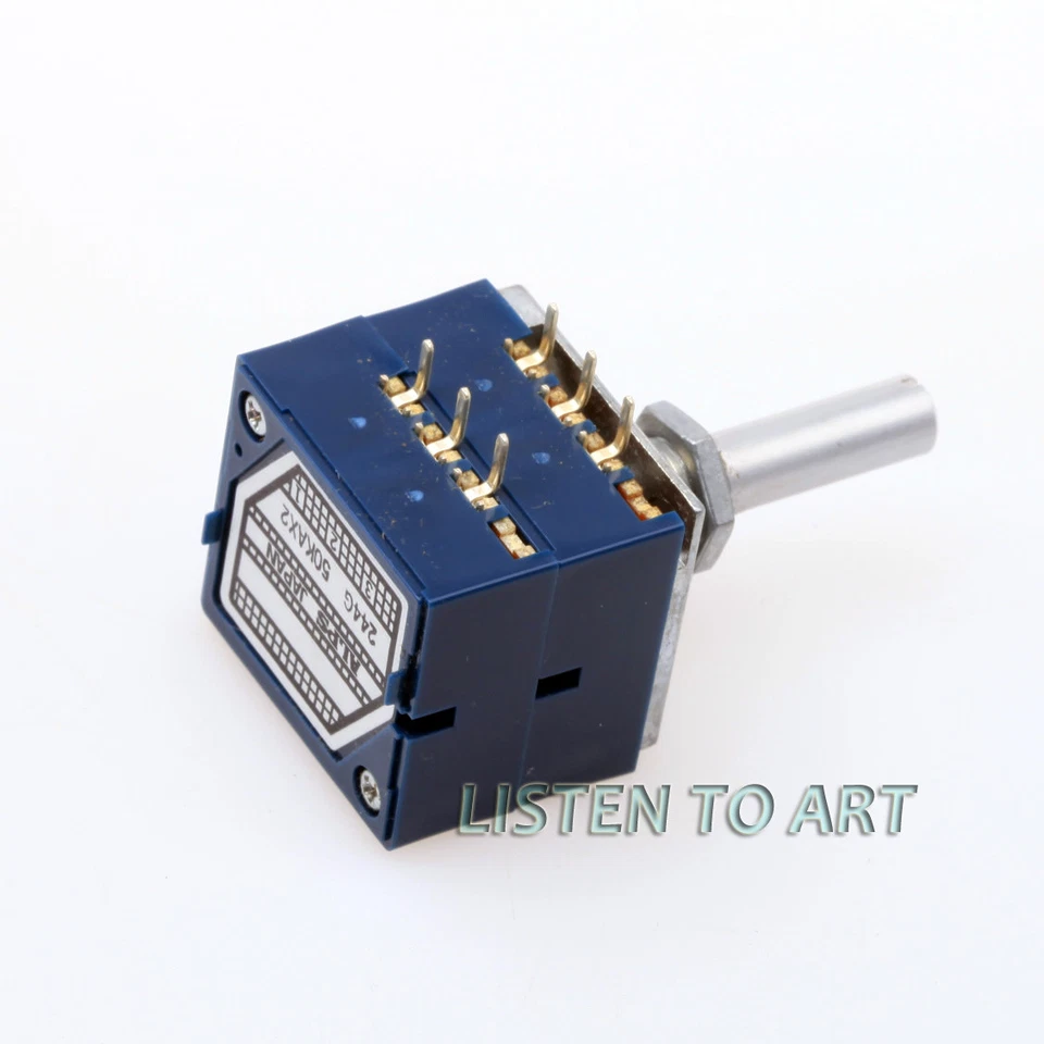 Japan ALPS RK27 Volume Log Potentiometer Dual A10K A20K A50K A100K A250K A500k