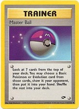 Gym Challenge 116/132 Trainer - Master Ball Pokemon UNLIMITED EDITION Card on eBay