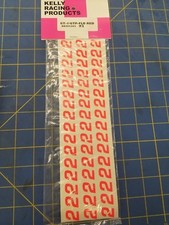 Kelly Racing Products GT-1/GTP Fluorescent Red 2 Decals from Mid America