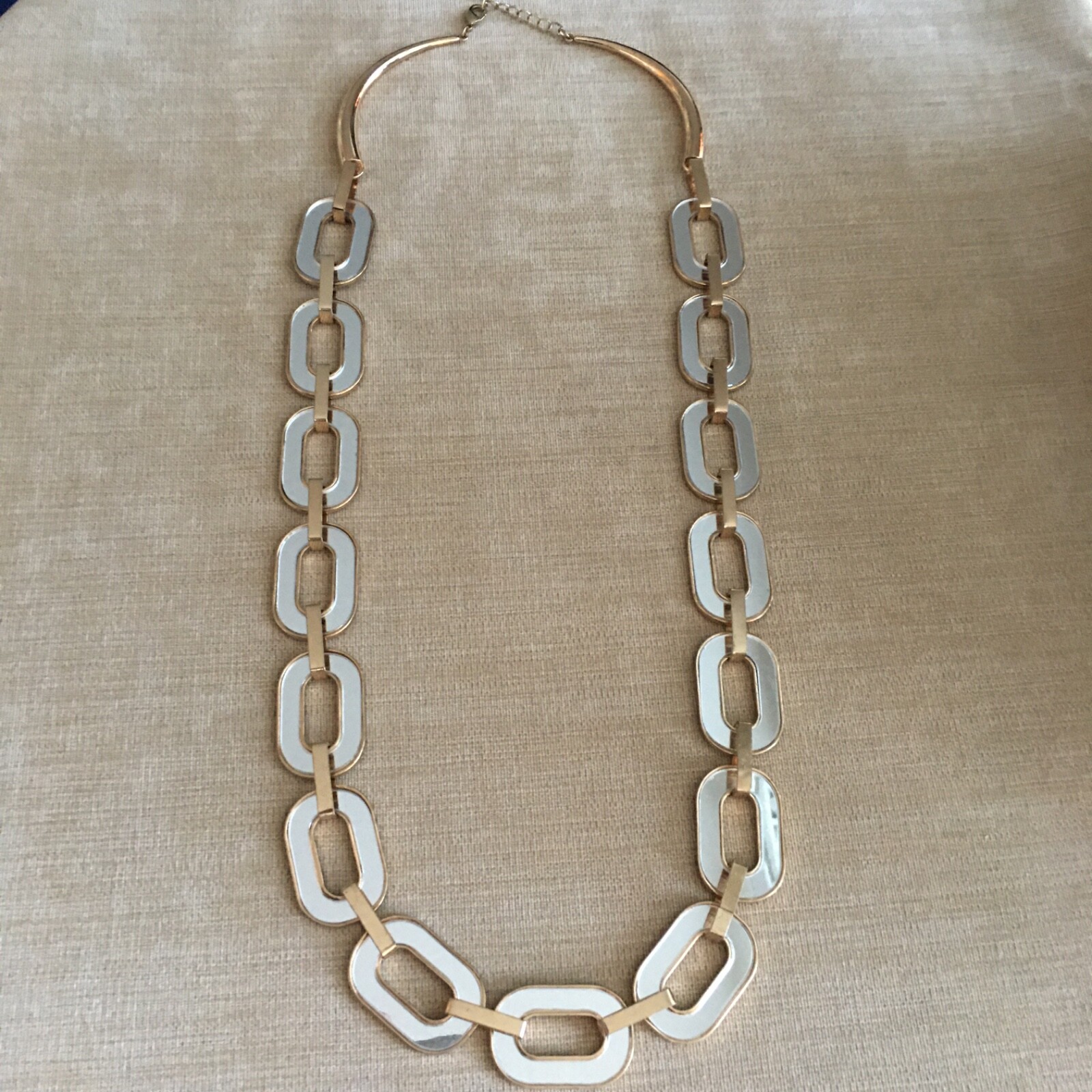 Reflective Statement Necklace 34" Adjustable - image 3