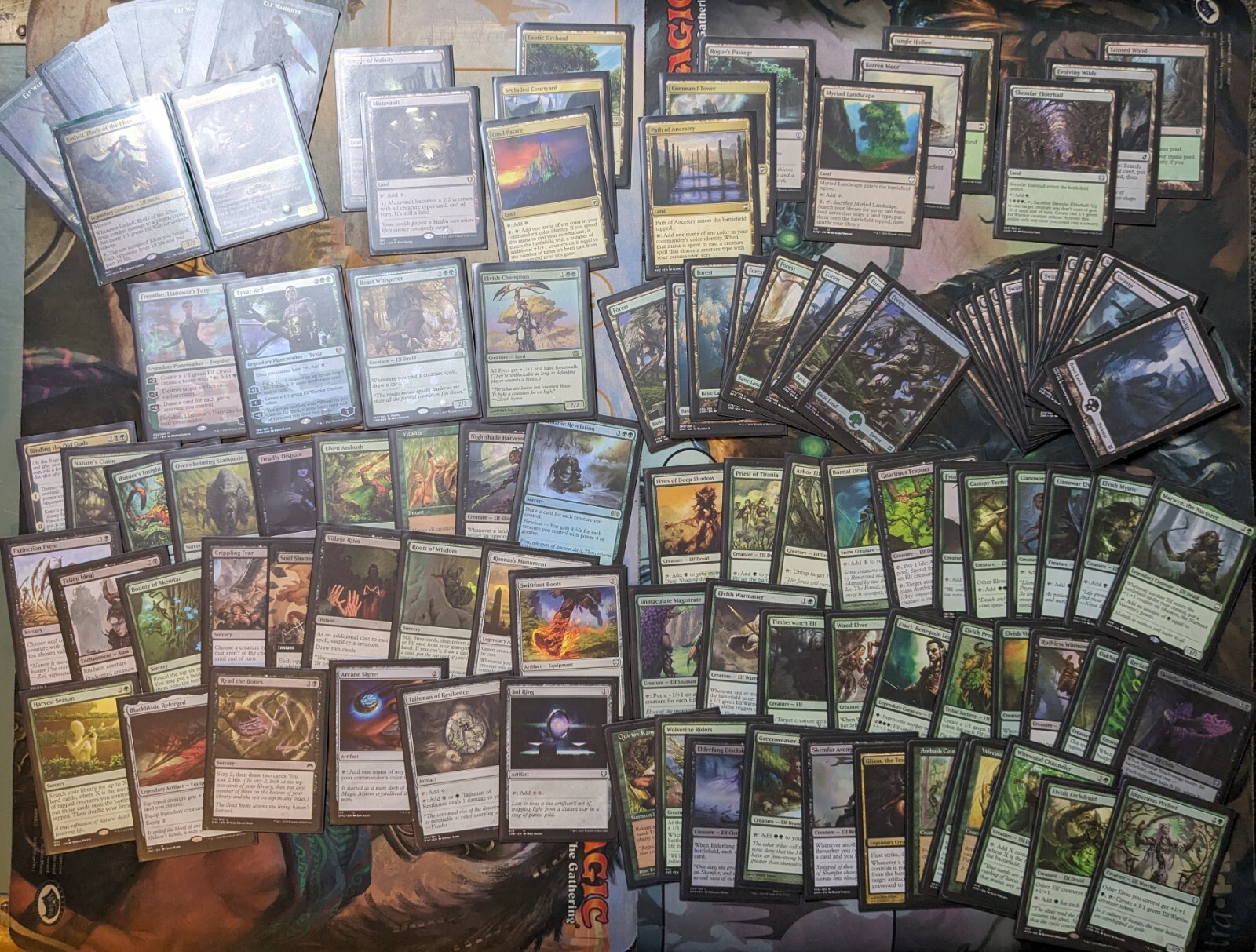 Mtg Precon Lathril, Blade Of The Elves ELITE Commander Deck - 100-Card Magic:  The Gathering Elf Tribal