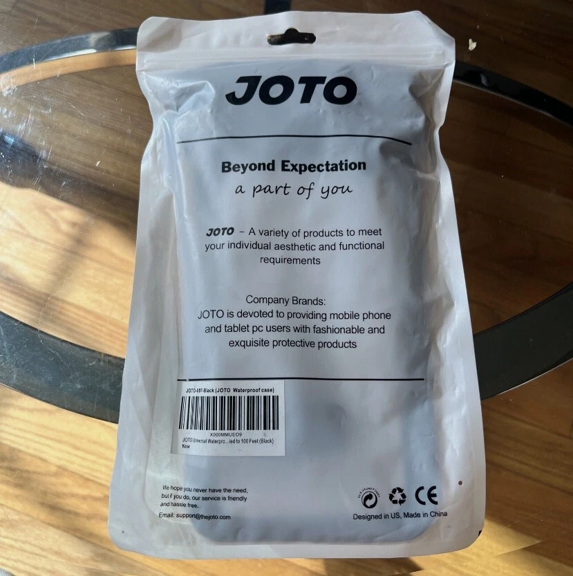 JOTO Funda Universal Impermeable para Teléfono Celular Bolsa Seca Estuche para iPhone Negro Foto 2 de 2