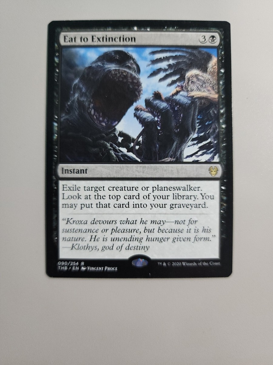 MTG Eat to Extinction Theros Beyond Death 090/254 Regular Rare MTG Eat to Extinction Theros Beyond Death 090/254 Regular Rare