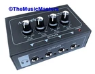 4 Channel HD Stereo HEADPHONE AMPLIFIER MIXER Audio Splitter Pro DJ Home Studio
