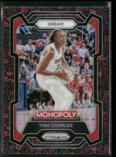 2024 Panini Prizm Monopoly WNBA - Tina Charles #71 Classic Icons Red Prizm