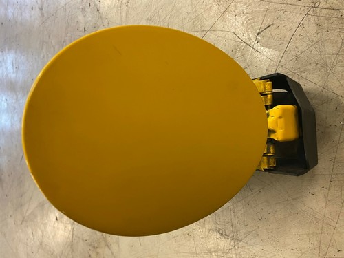 1997-2004 C5 CORVETTE OEM Yellow GAS FUEL HINGE CAP Assembly - Picture 2 of 3