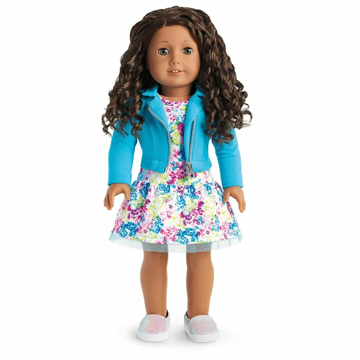 American Girl Truly Me Doll 44 Book NIB Hazel Eyes Curly Dark