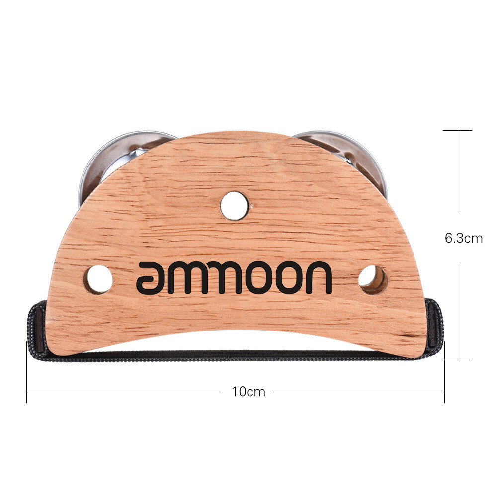 Elliptical Cajon Box Drum Accessory Foot Jingle Tambourine G8Z0 eBay