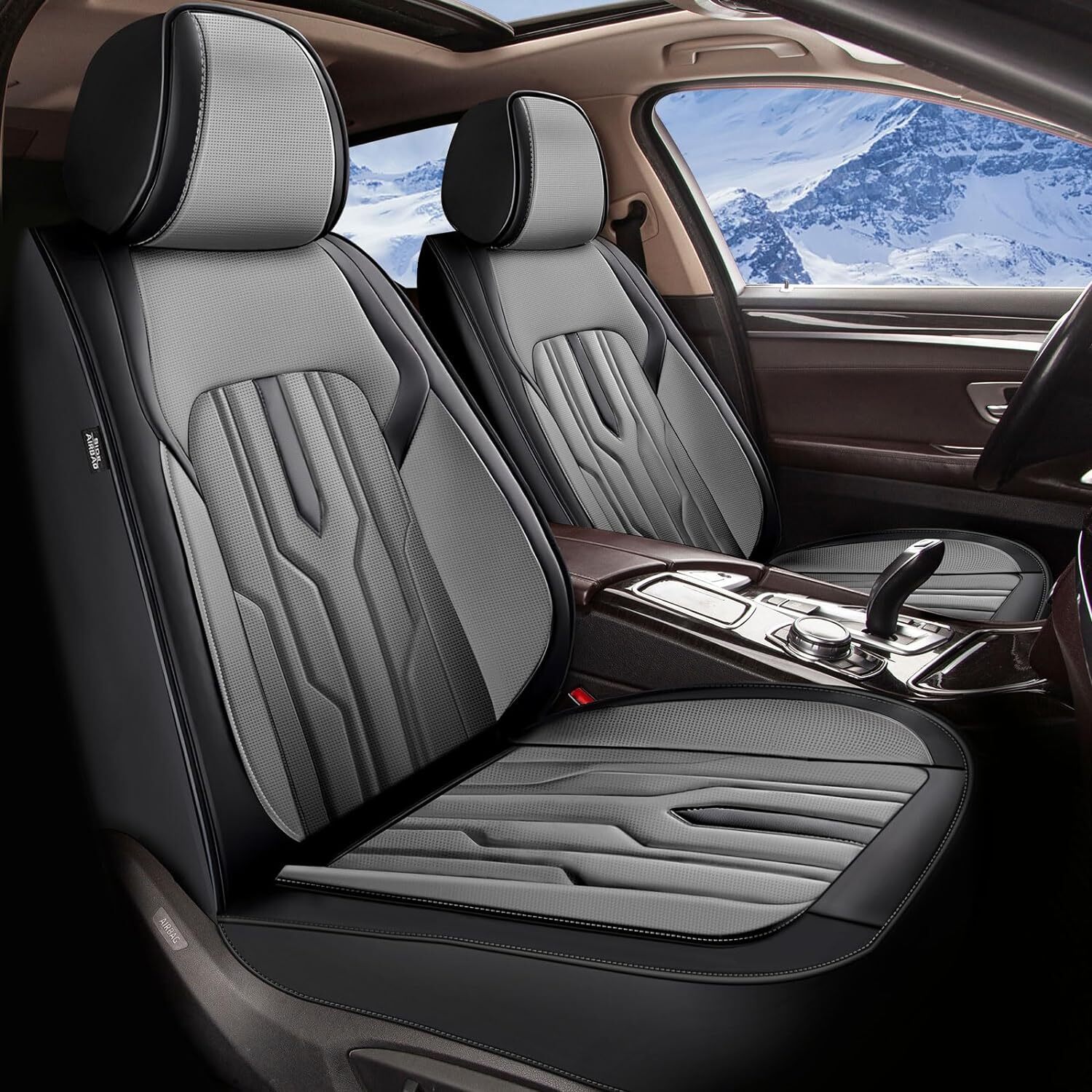 Car Seat Covers Faux Leather Cushion Full Set Protector For Acura TSX 2009-2014