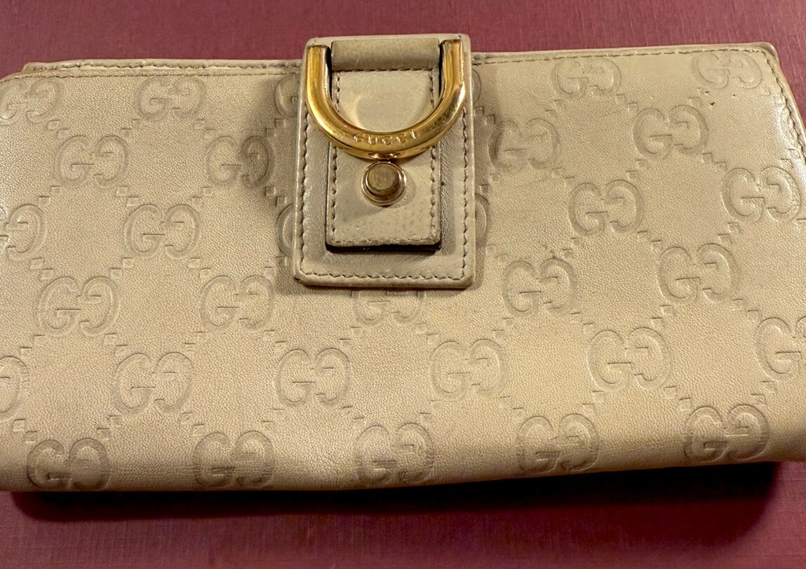 GUCCI Genuine Long Leather Wallet for Men or Women