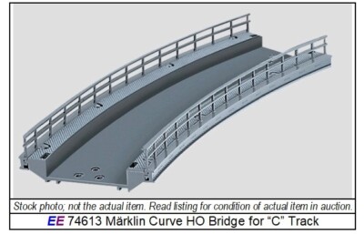 74613 Marklin HO Scale Plastic Bridge for C Track  with EE Instructions