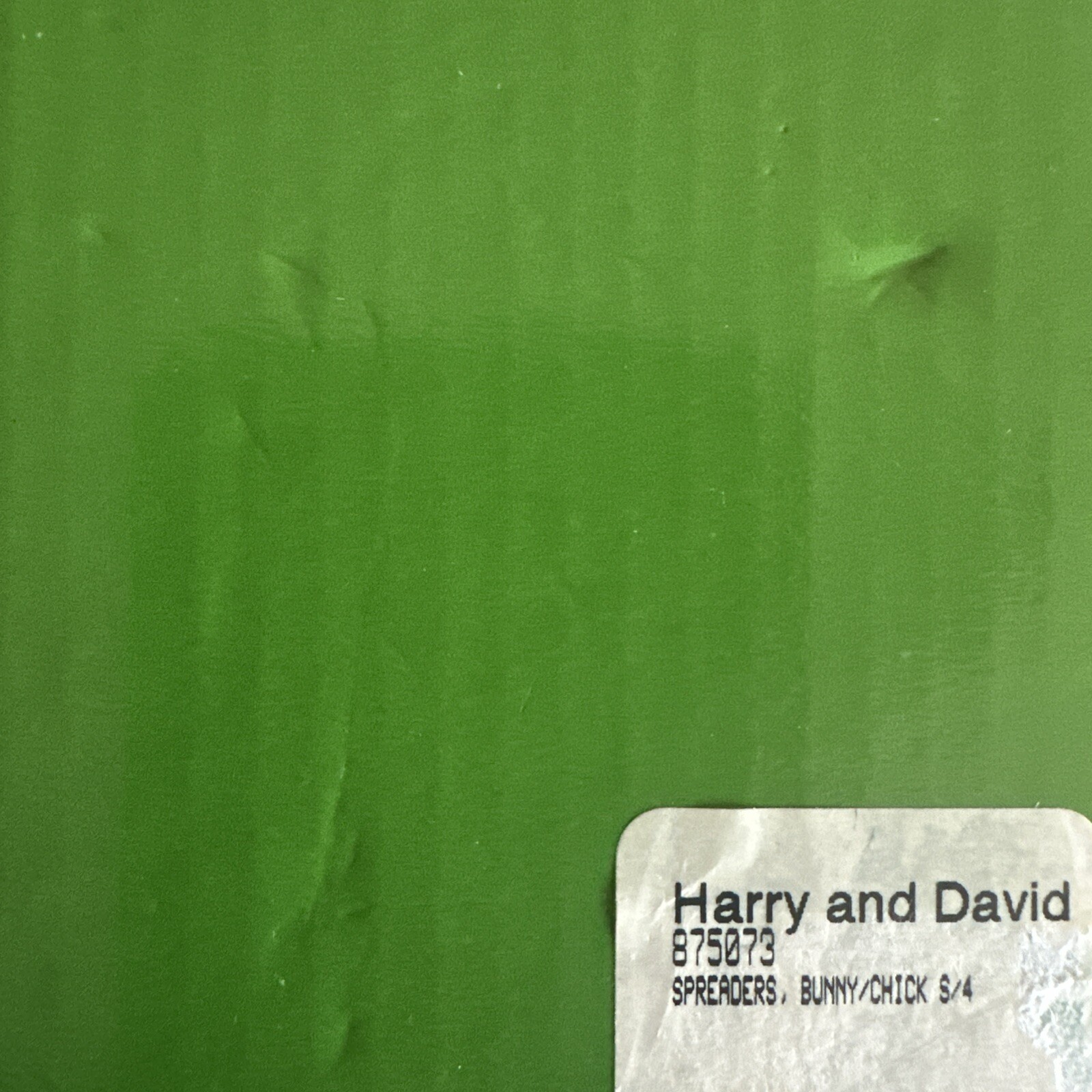 Harry And David Easter Décor Chicks & Bunnies 4 Ceramic Sterling Knife Spreaders