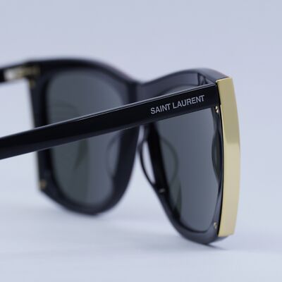 New SAINT LAURENT SL539 PALOMA 001 Black/Grey 58-18-145 