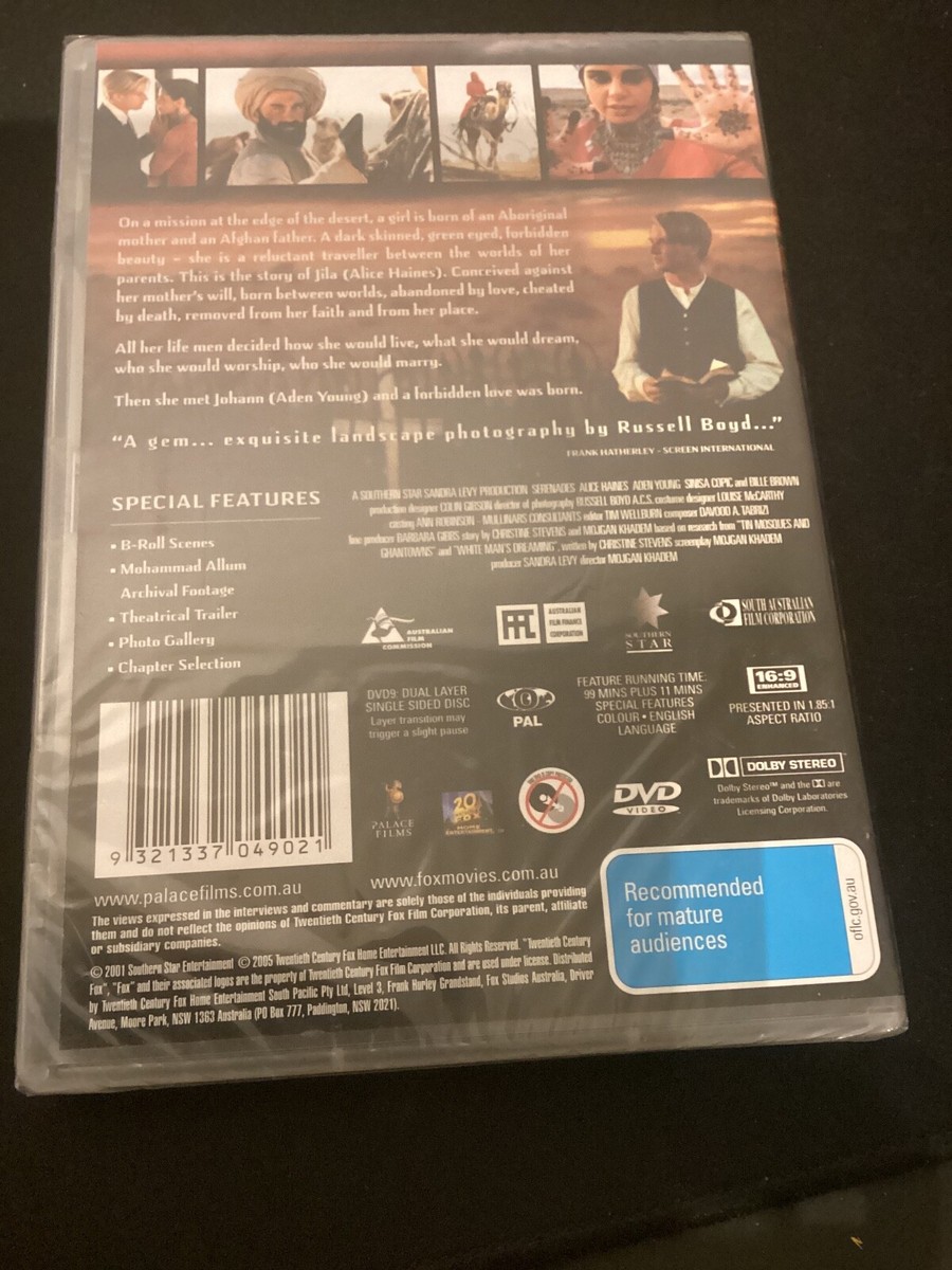 Serenades DVD Mojgan Khadem Aden Young, David Gulpilil, Nick